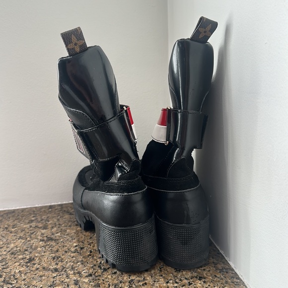 Slightly used LV boots do not have receipts or certificate. - Picture 3 of 3